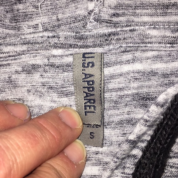 U.S Apparel T-Shirt Hoodie Small Light Weight - Picture 3 of 4